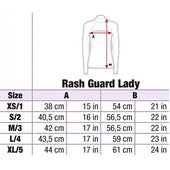 LADIES RASH GUARD SHORT SLEEVE Sz XS
