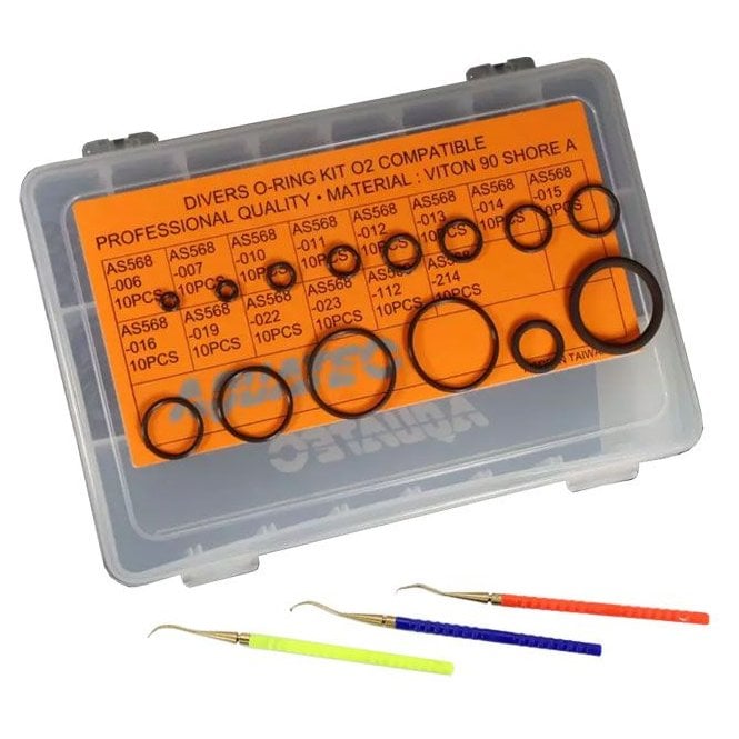 Viton O-Ring Kit with Tools (140 Pieces)