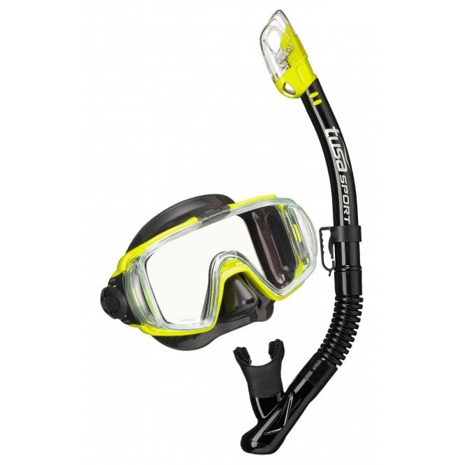 Visio Tri-Ex Mask & Dry Snorkel Set