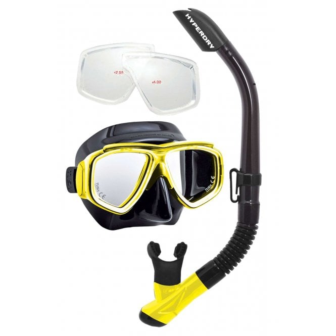 Splendive Snorkelling Set with Plus Corrective Lenses