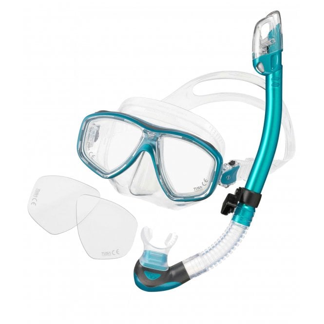 Ceos Elite Snorkelling Set with Minus Corrective Lenses