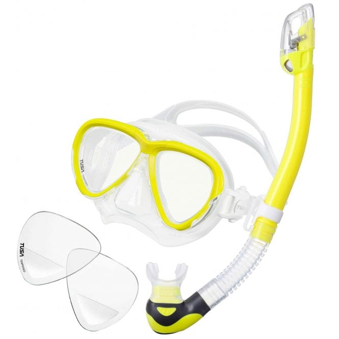 Intega Elite Snorkelling Set with Bi-Focal / Gauge Reader Lenses