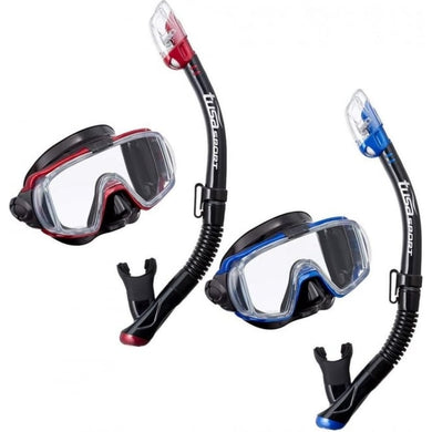 TUSA Visio Tri-Ex Mask & Dry Snorkel Set