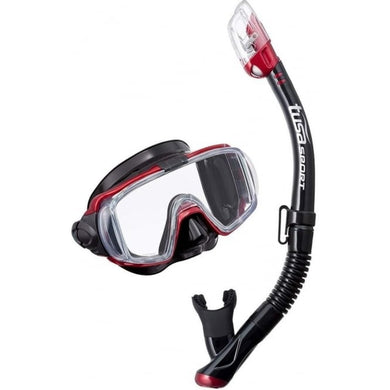 TUSA Visio Tri-Ex Mask & Dry Snorkel Set