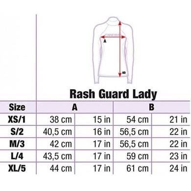 LADIES RASH GUARD SHORT SLEEVE Sz XS