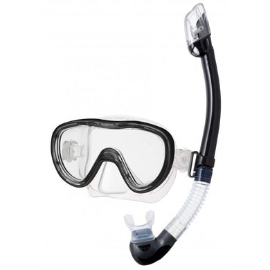 TUSA Kleio II Narrow Fit Dry Snorkel Set