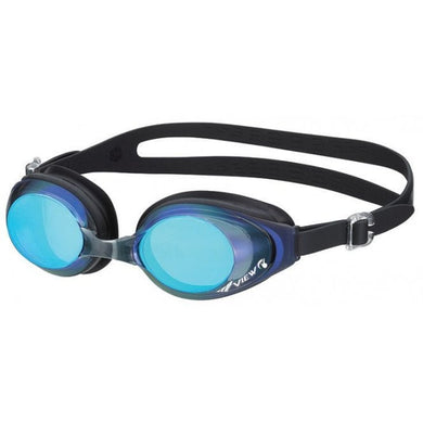 Mirrored Fitness Swipe Swimming Goggle