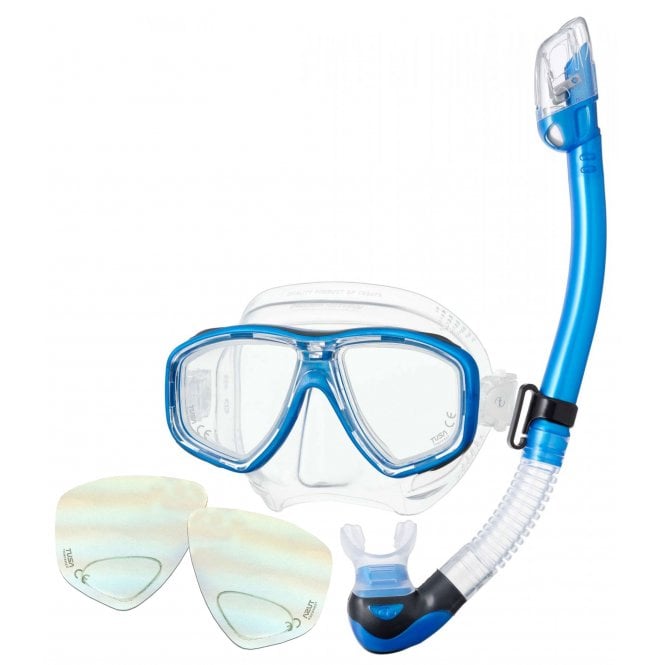 Ceos Elite Snorkelling Set with Bi-Focal / Gauge Reader Lenses
