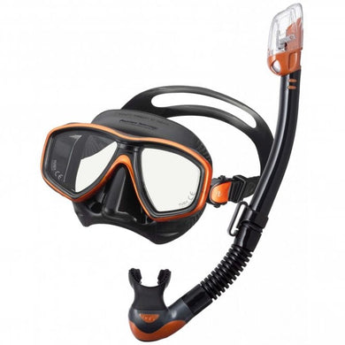 TUSA Ceos Elite Snorkelling Set with Gauge Reader Corrective Lenses