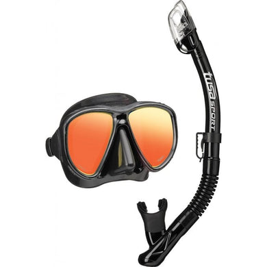 TUSA Powerview Mirror Dry Snorkelling Set