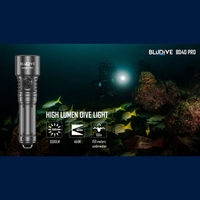 Bludive BD40 PRO 3000 Lumen Torch
