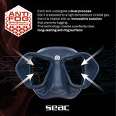 Seac Wild Low Volume Antifog Mask w Plasma Coating