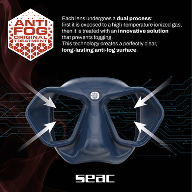 Seac Wild Low Volume Antifog Mask w Plasma Coating