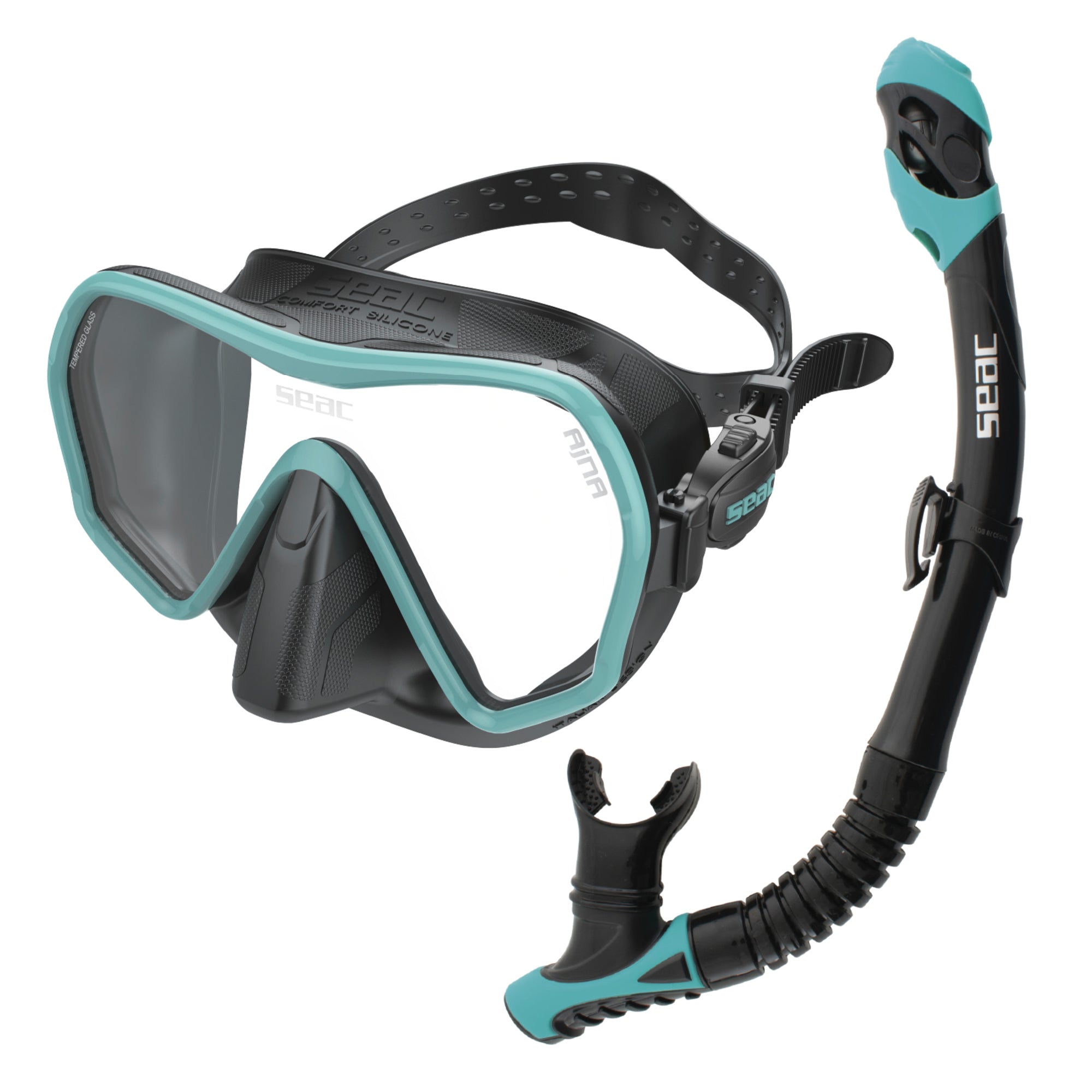 SEAC Ajna Frameless Dry Snorkelling Set