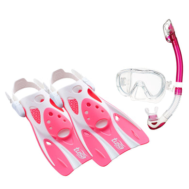 TUSA Kleio 103 Narrow Fit Dry Snorkelling Set