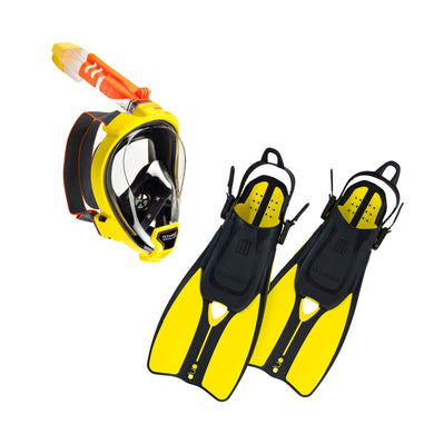 Aria QR+ Full Face Snorkelling Set