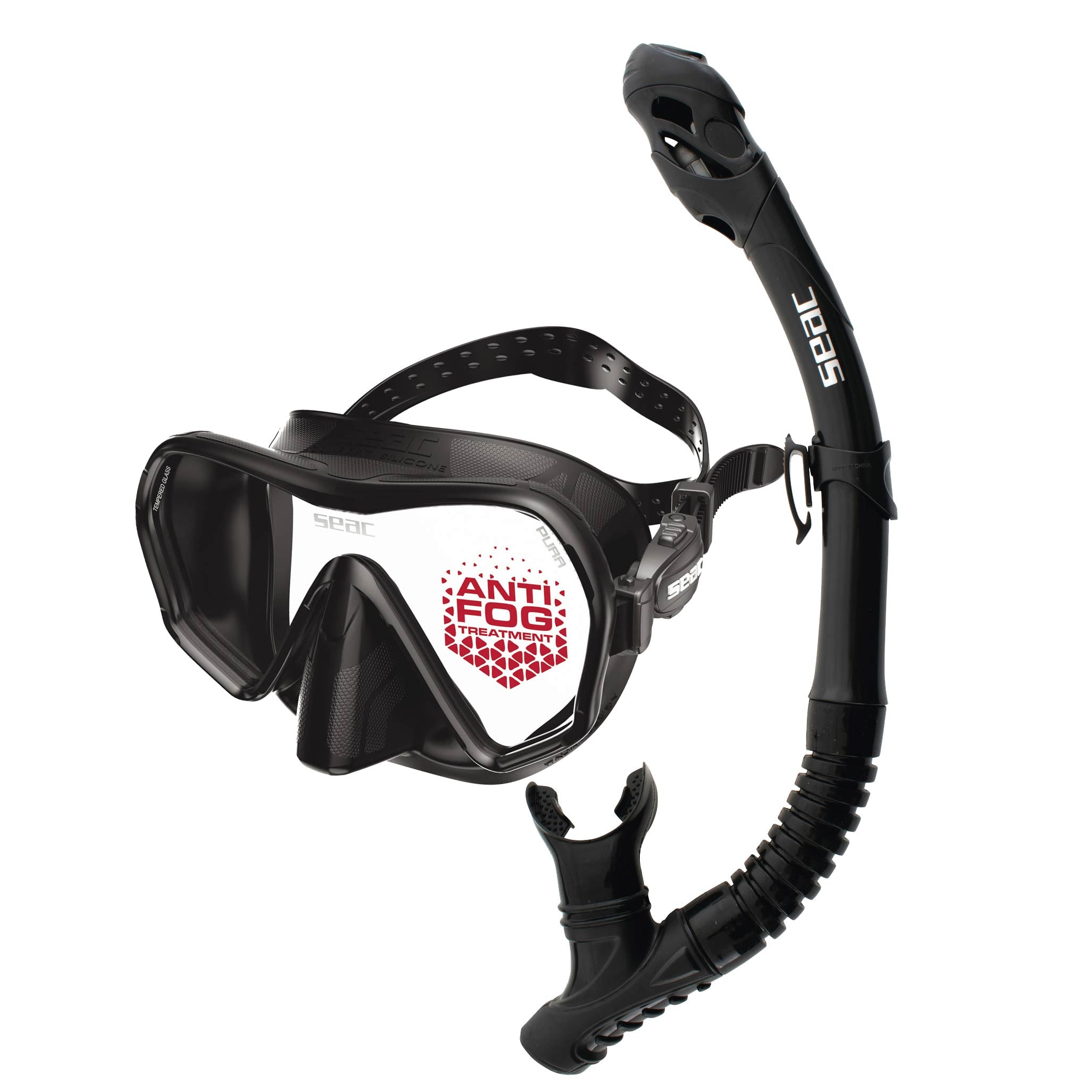 Seac Pura Antifog Mask & Dry Snorkel Set