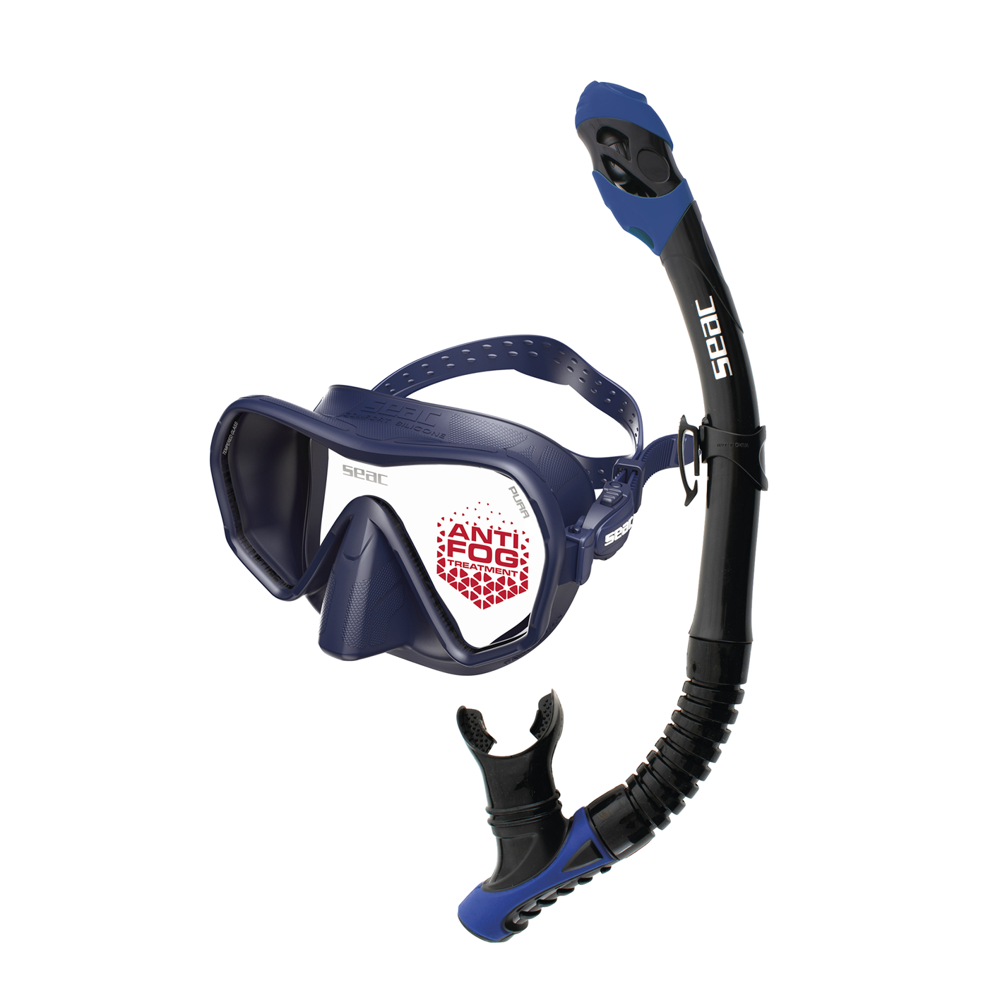 Seac Pura Antifog Mask & Dry Snorkel Set