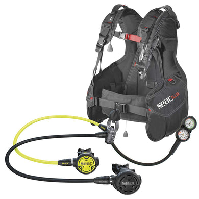 Seac Dive Club Regulator BCD and Gauge Package