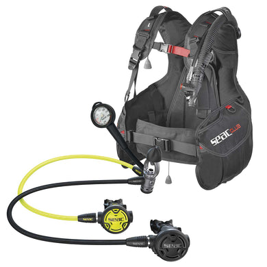 Seac Dive Club Regulator BCD and Gauge Package