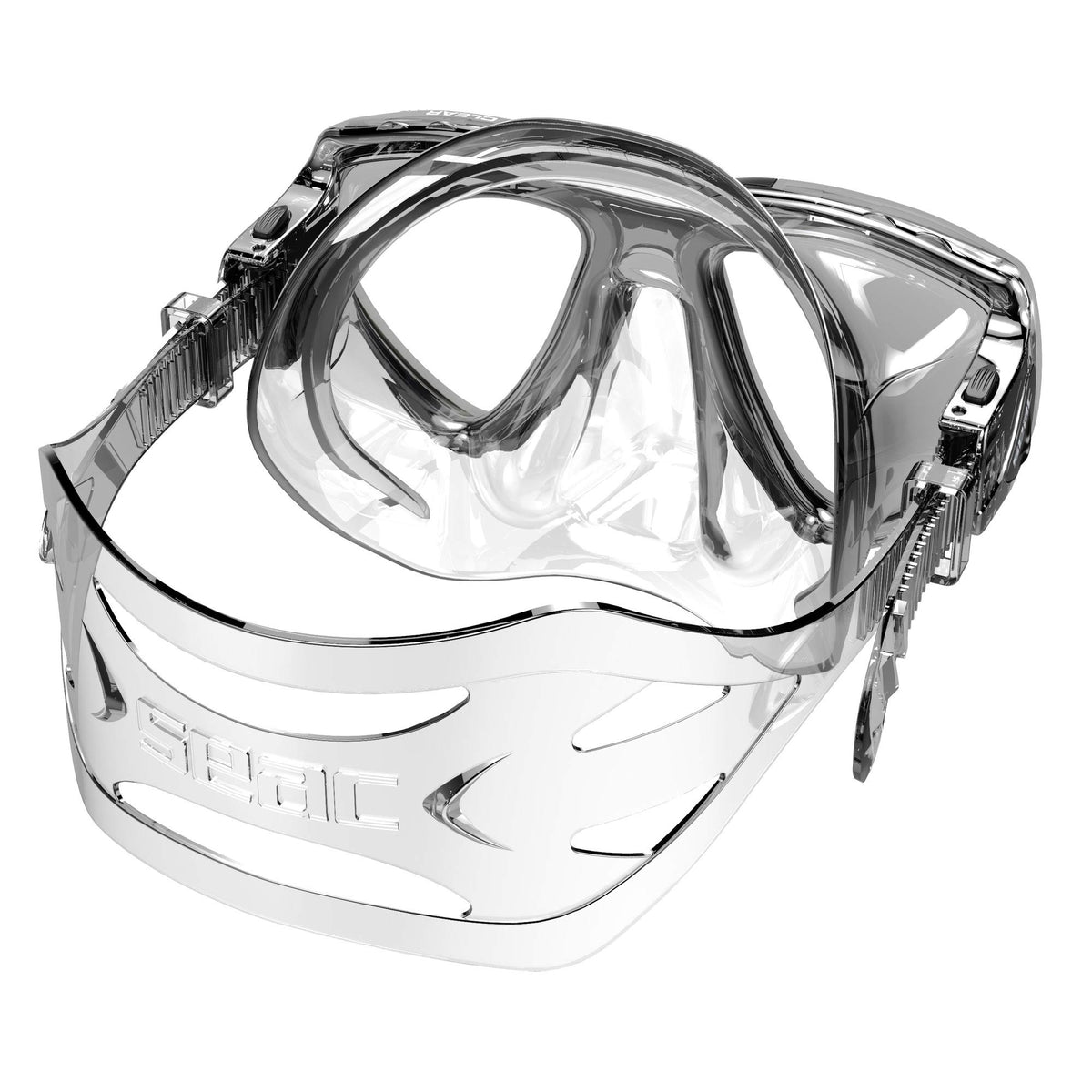 Seac Clear Antifog Plasma Treated Mask & Fast Snorkel Set