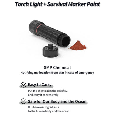 Pandora Lab K1 Rescue Torch with Distress Marker Paint