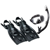 TUSA Visio Metalic Dry Snorkelling Set