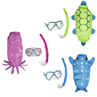 Mares Combo Zoo Junior Mask & Snorkel Set with Backpack